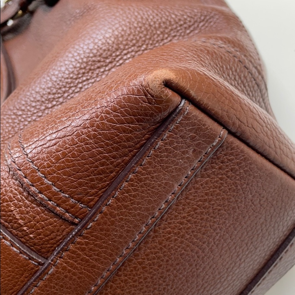 Prada classic brown leather handbag - Picture 14 of 16